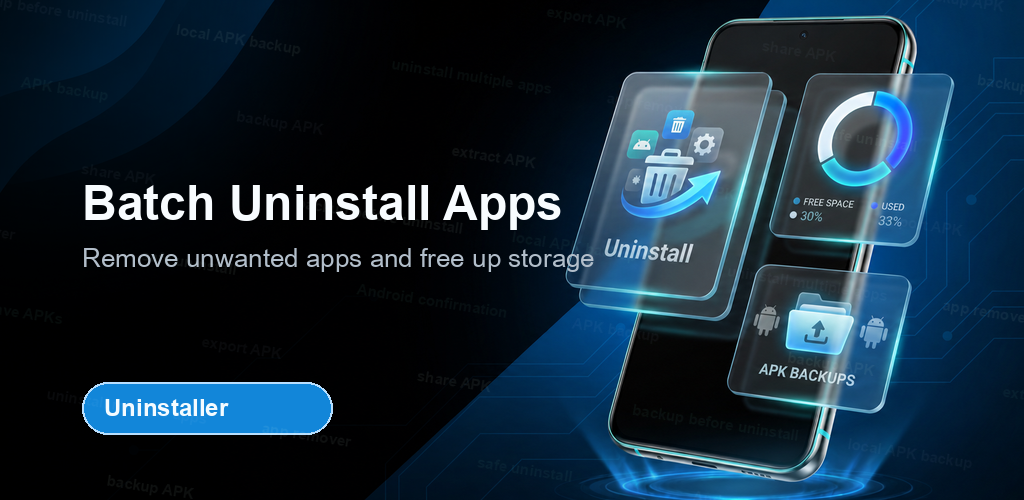 Uninstaller - App Cleaner feature graphic